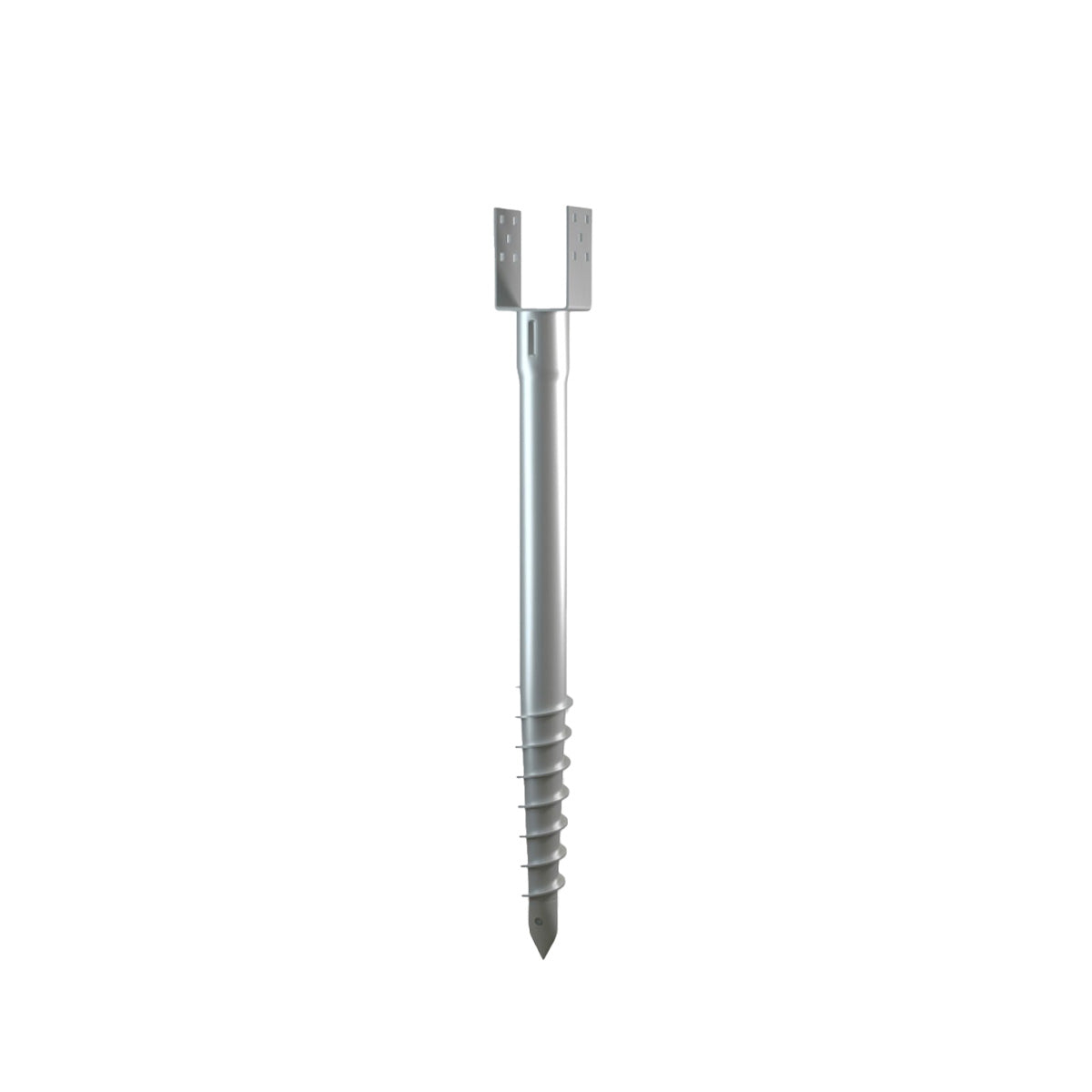 Pro Regular jordskrue fast 900 mm solid bjælkesko 4 "Ø 65 mm